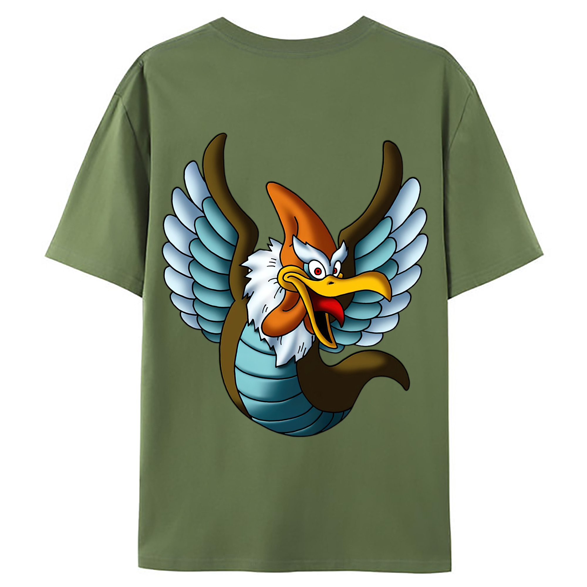 （画像用） ドラゴンクエスト Doragon Kuesuto Dragon Quest 綿100％ メンズ半袖Tシャツ（バックプリント） 通気性